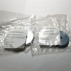 KD Fasteners Fender Washers 1/4 x 1-1/2 Zinc Plated Steel NEW 12 Pack Automotive